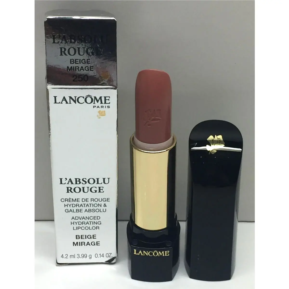 Lancome L`absolu Rouge Advanced Hydrating Lipstick 250 Beige Mirage Full Size