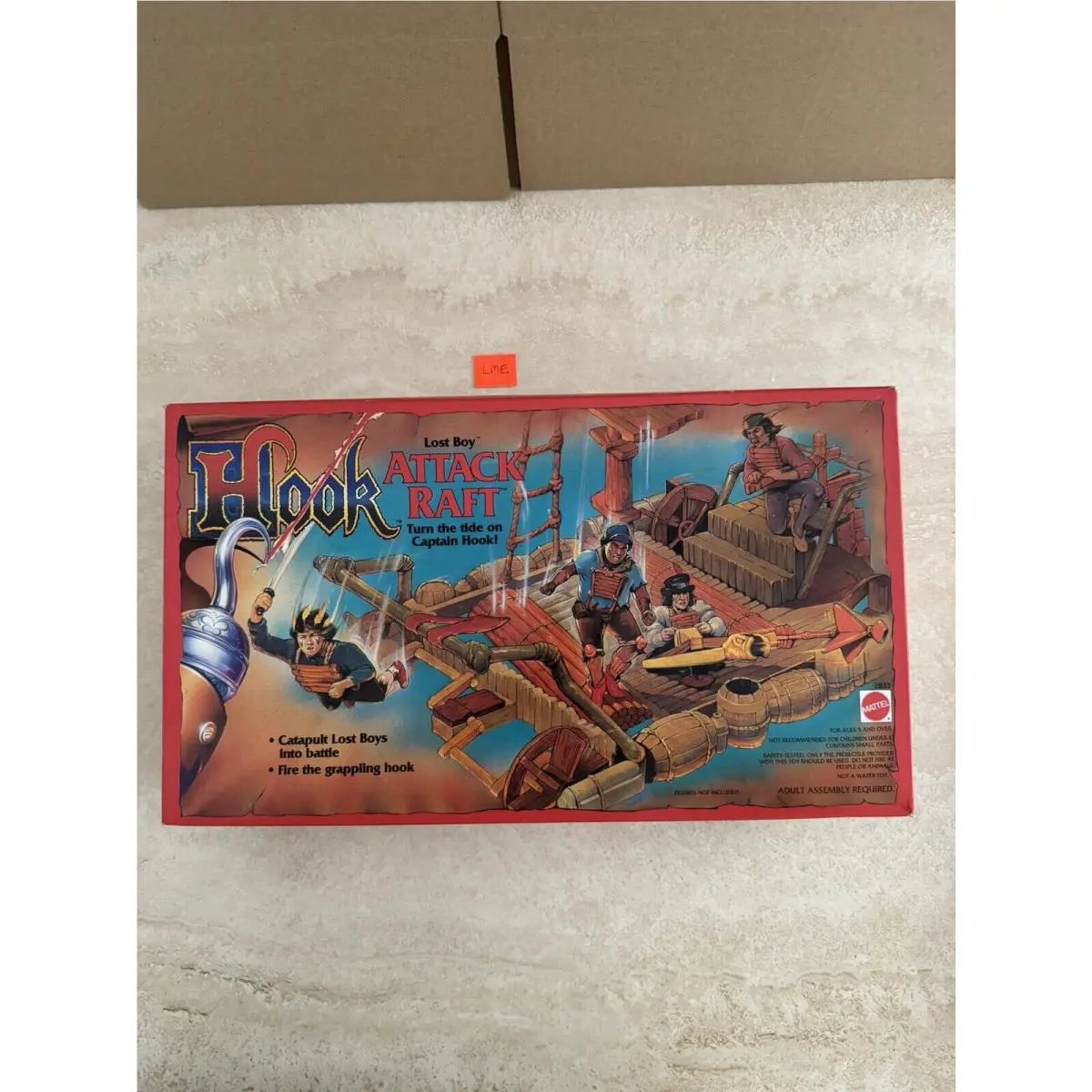Hook Lost Boy Attack Raft Turn The Tide On Captain Hook 1991 Box