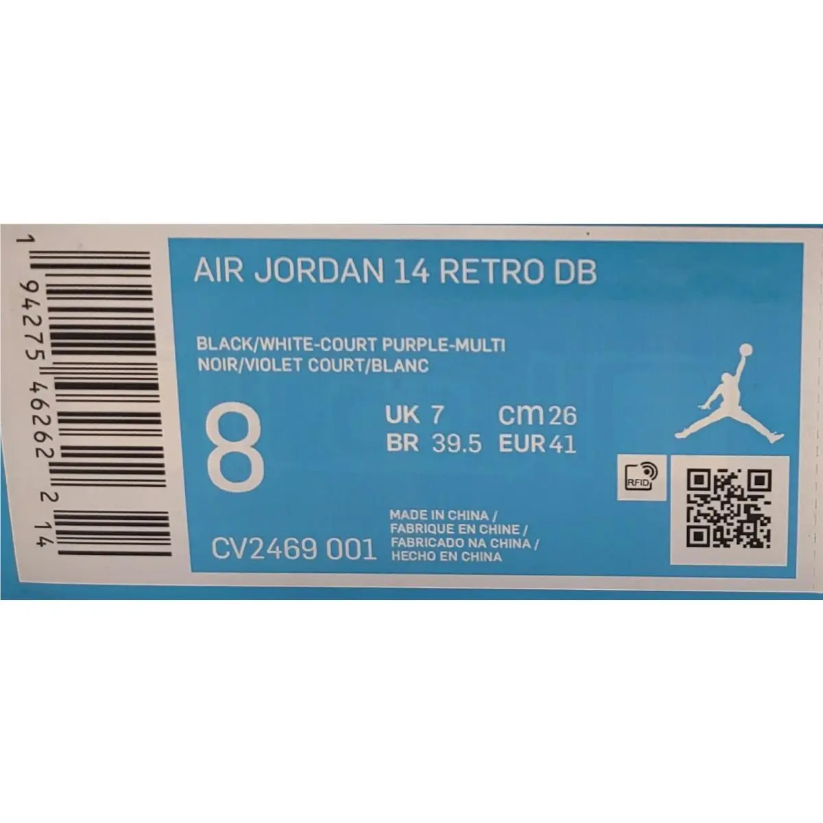 Nike shoes - Air Jordan 14 - Air - CV2469001 - Black 13