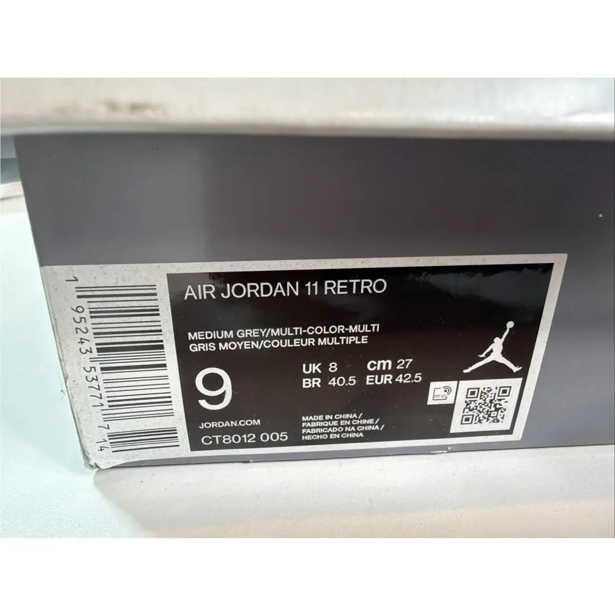 Nike shoes - Air Jordan 11 - Air - CT8012-005 - Gray 16