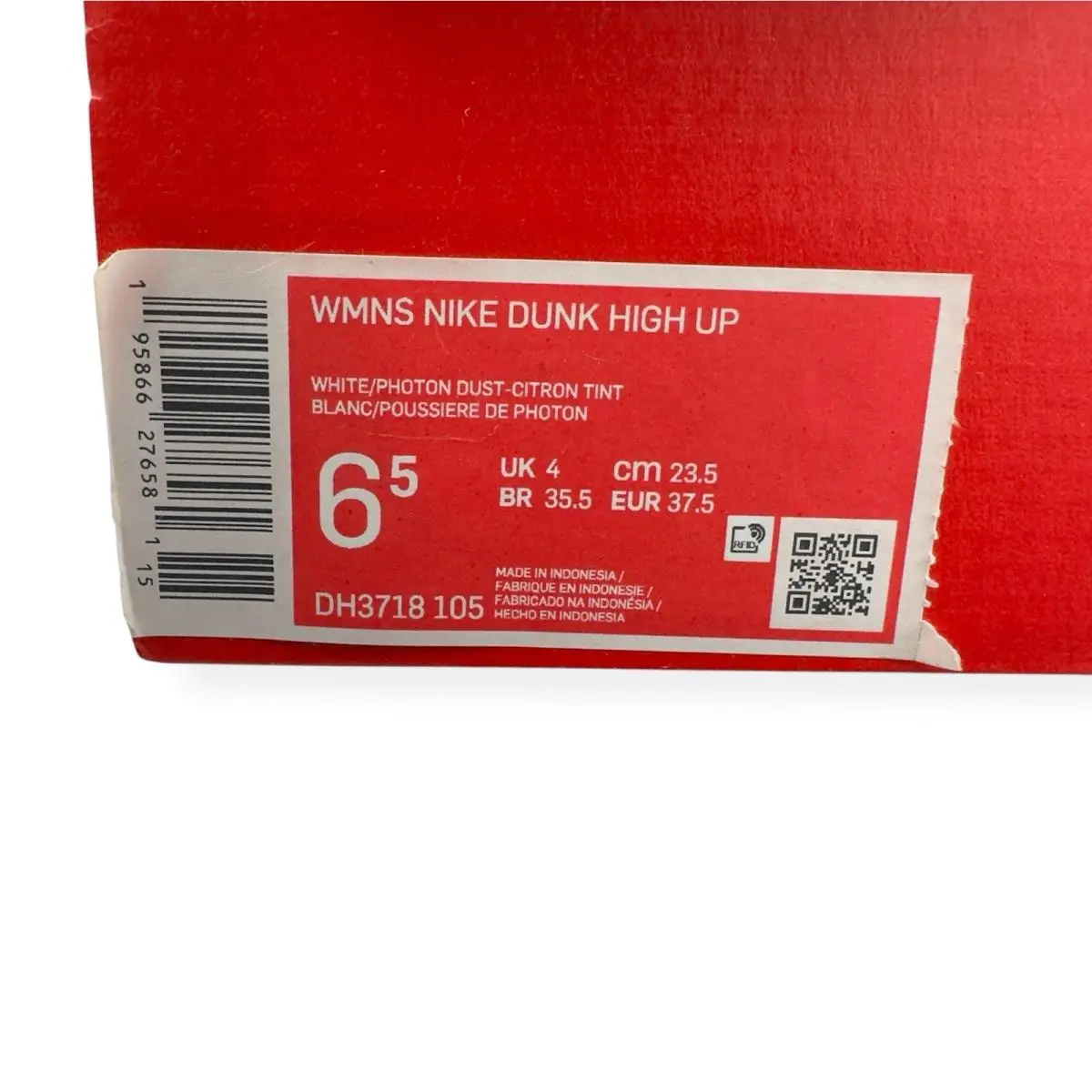 Nike shoes - Nike Dunk High - Dunk High - DH3718-105 - Yellow 1