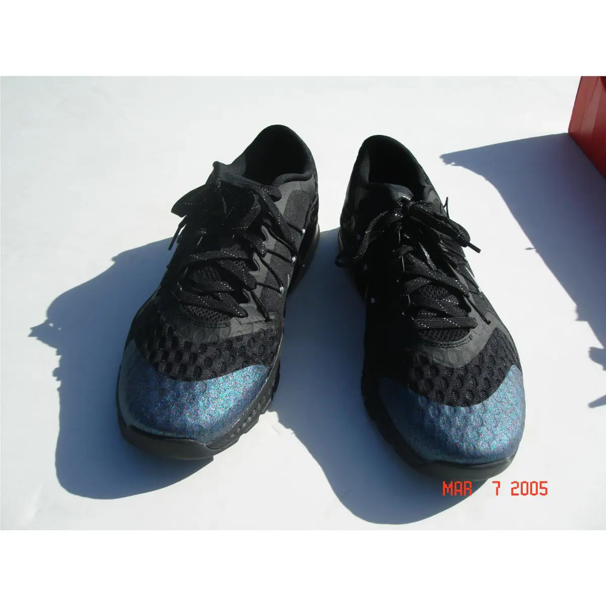 Nike shoes - MODEL 882152-001(NIKE® ZOOM Training® SHOE - BLACK and BLUE METALLIC 0