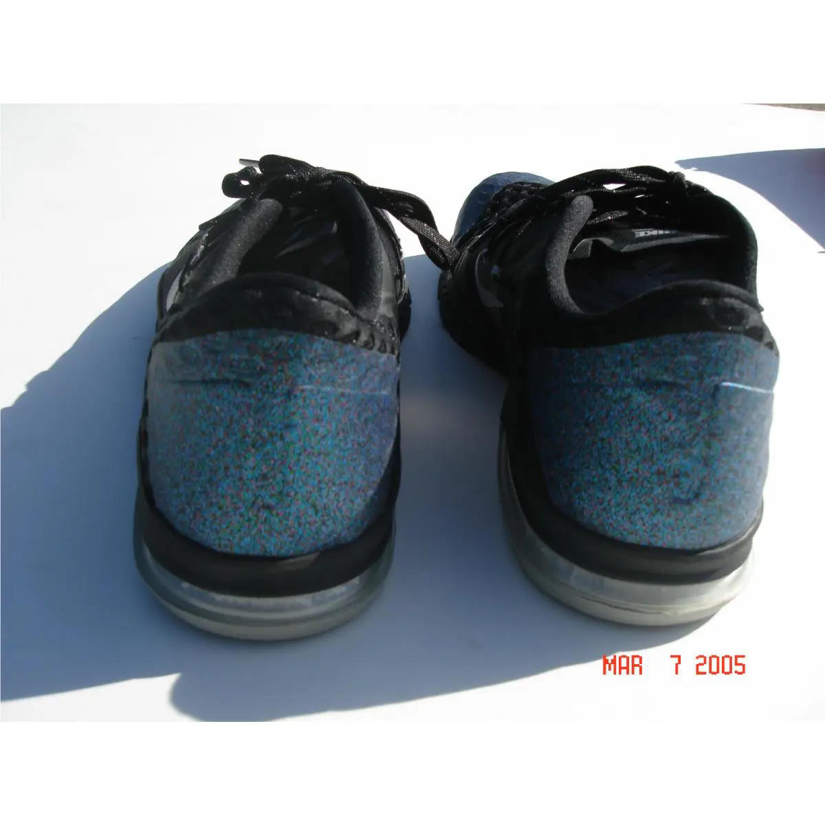Nike shoes - MODEL 882152-001(NIKE® ZOOM Training® SHOE - BLACK and BLUE METALLIC 7