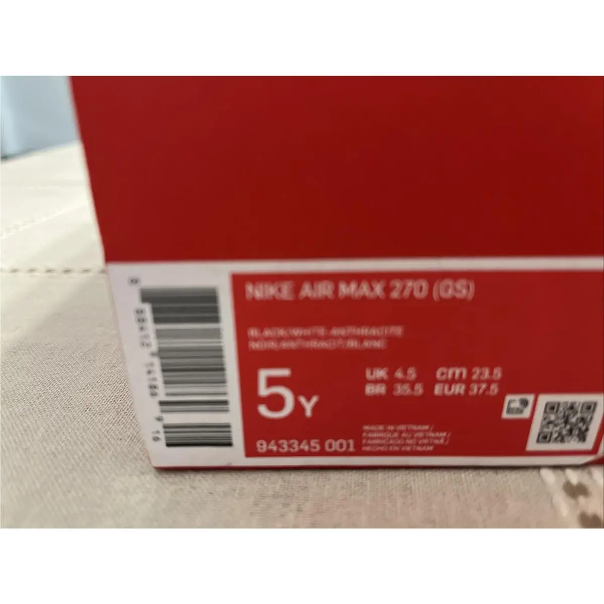 Nike shoes - Nike Air Max 270 - Air Max - 943345 001 - Black 10