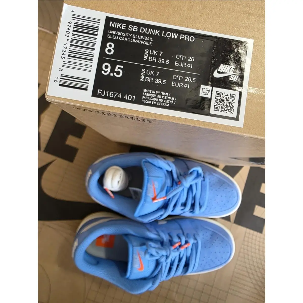Nike shoes - Nike Dunk SB - Dunk - FJ1674-401 - Blue 4