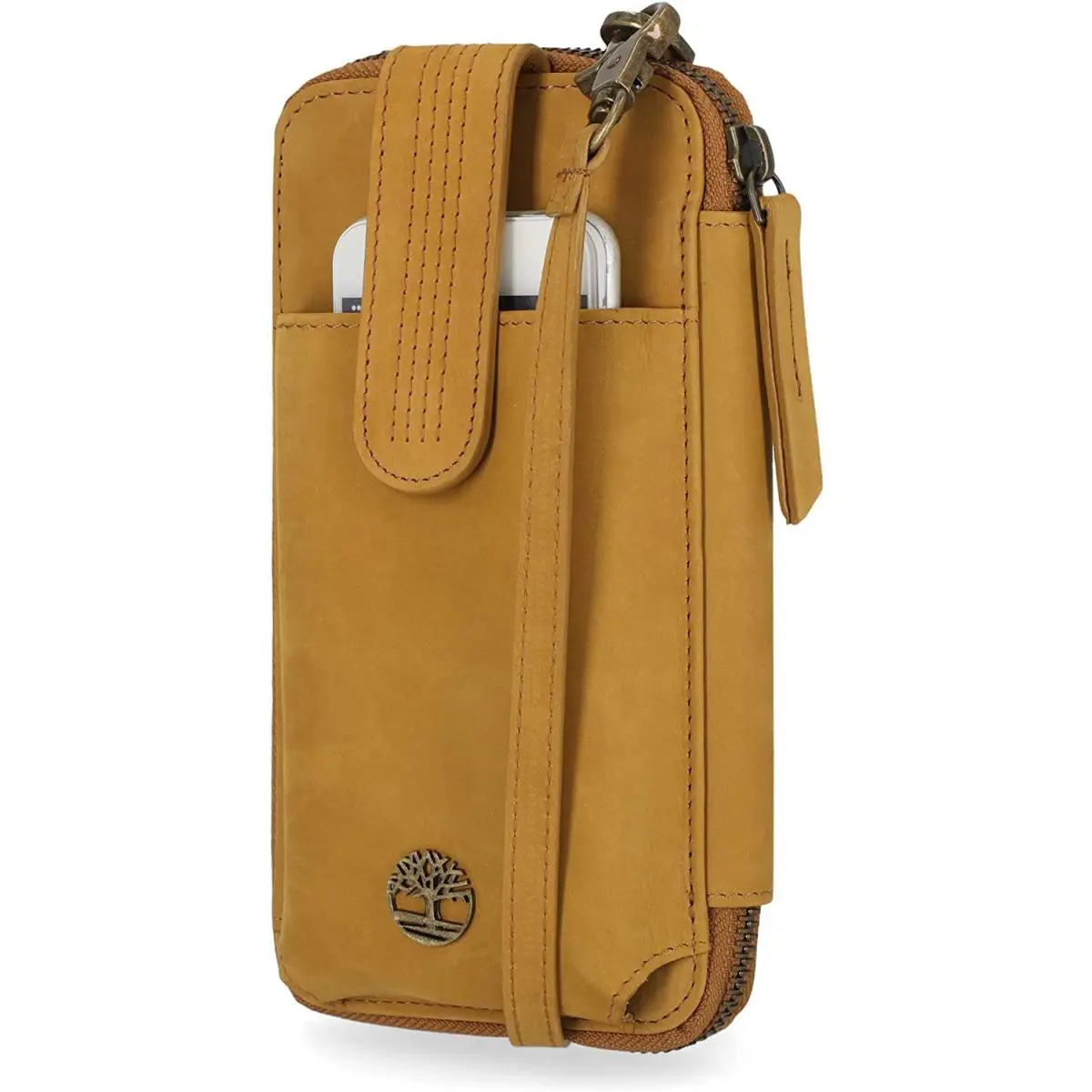 Women`s Wallet Rfid Leather Crossbody Phone Bag Wallet Wheat by Timberland