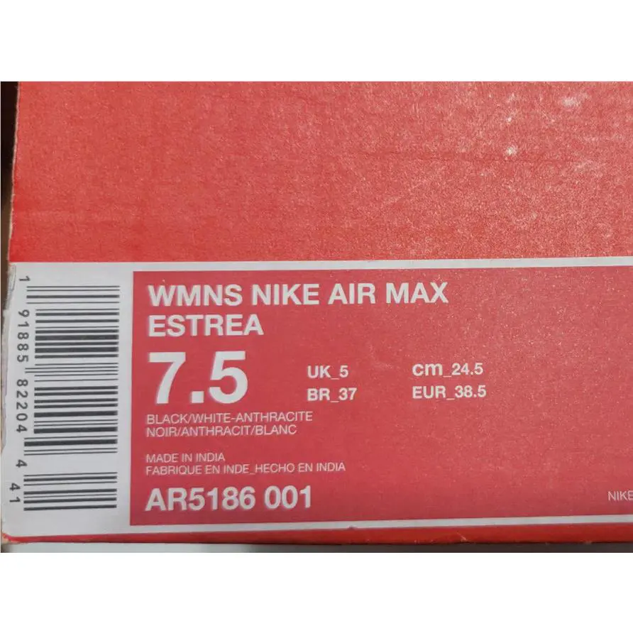 Nike shoes - Nike Air Max Estrea - Air Max Estrea - AR5186-003 - Black (UPC: 0019188583014) 0