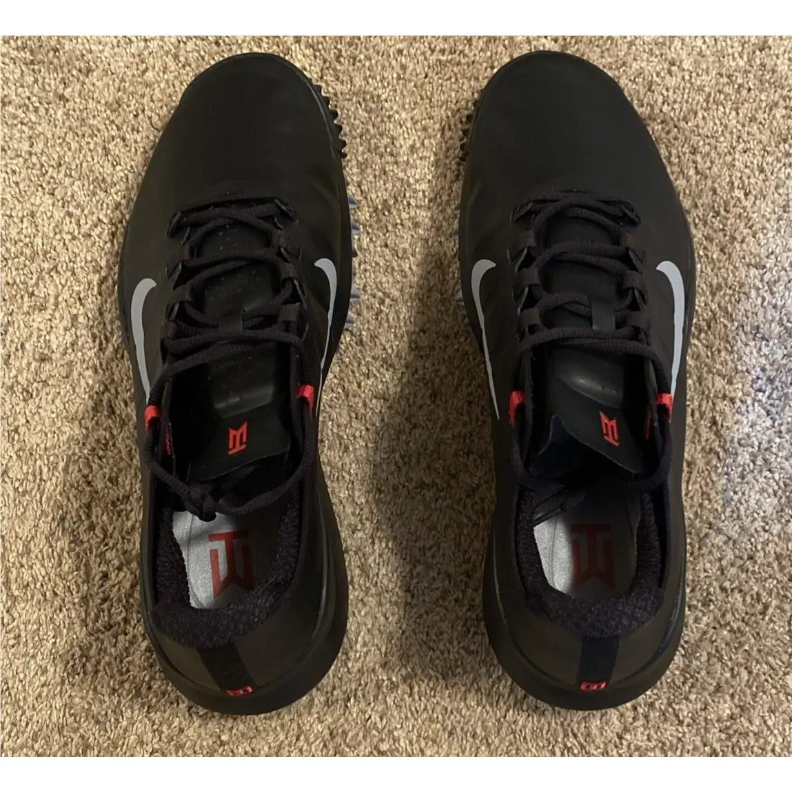 Nike shoes - Nike Tiger Woods 2013 - Tiger Woods - DR5752-016 - Black, Manufacturer: Black/Varsity Red/Stealth 6