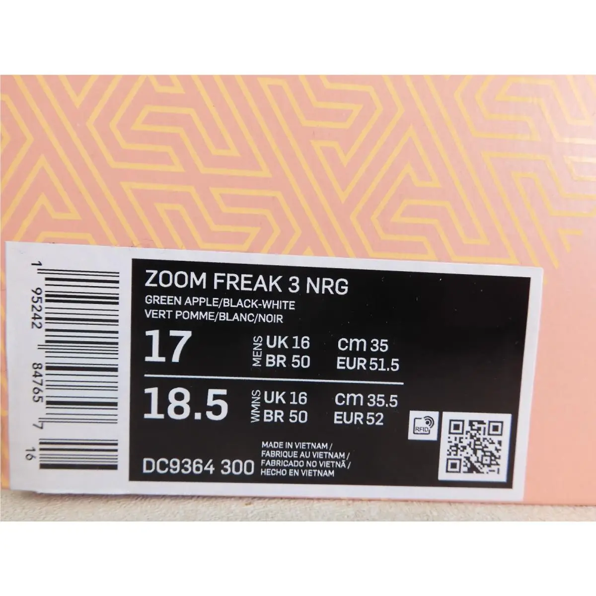 Nike shoes - Nike Zoom Freak - Zoom Freak - DC9364-300 - Green (UPC: 195242847657) 3