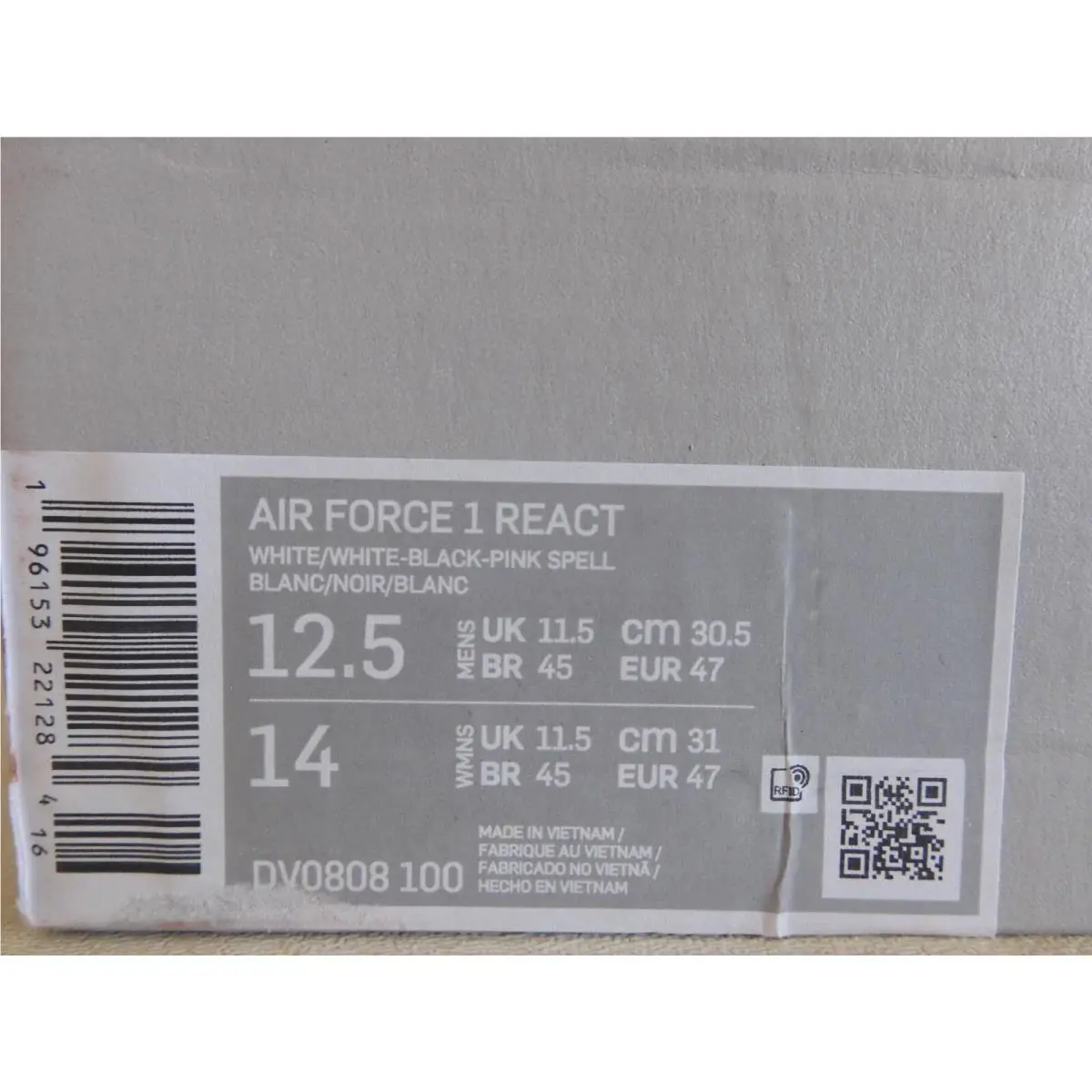 Nike shoes - Nike Air Force 1 - Air Force - DV0808-100 - White (UPC: 196153221284) 3