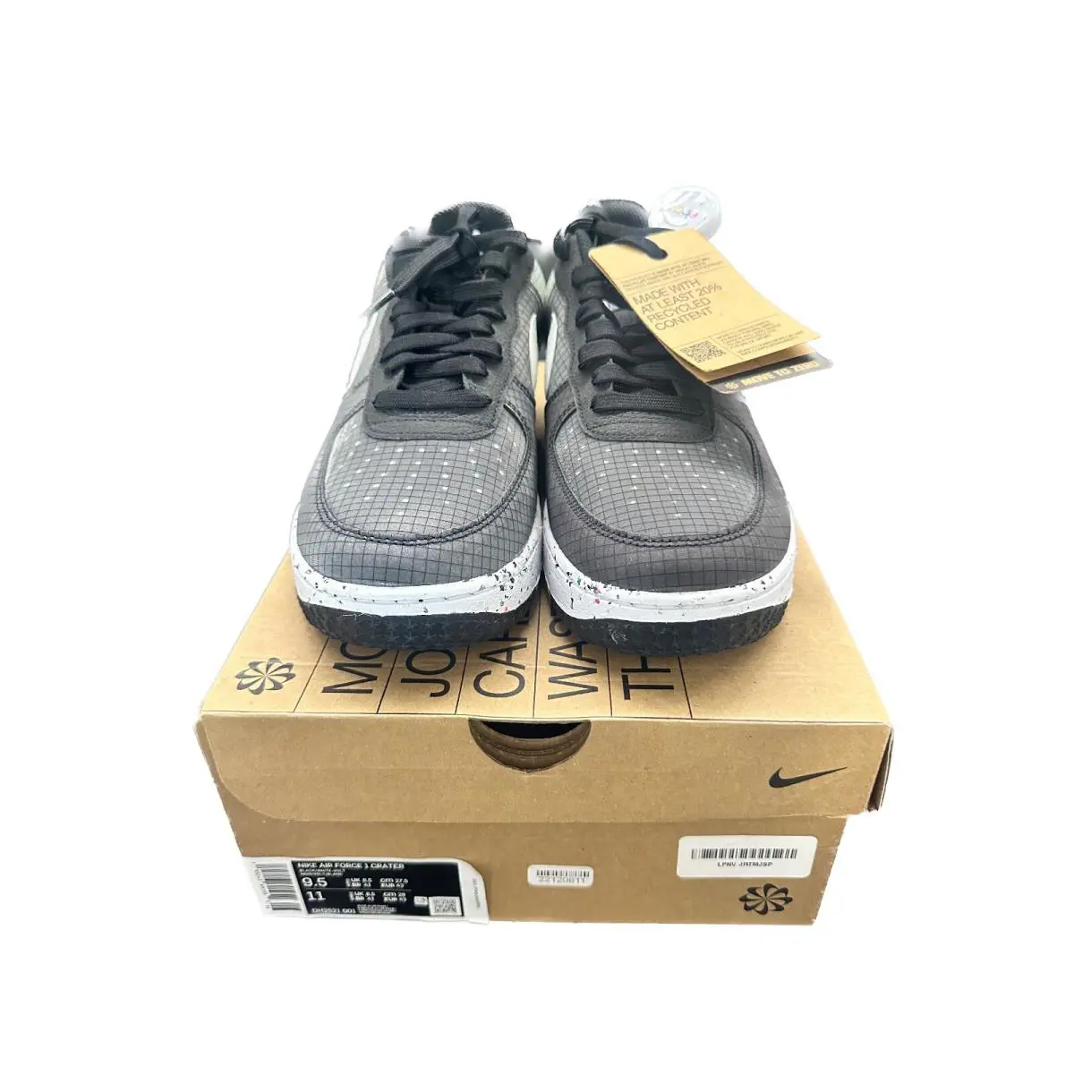 Nike shoes - Nike Air Force 1 Crater - DH2521-001 - Black/Volt-White (UPC: 195243691952) 2