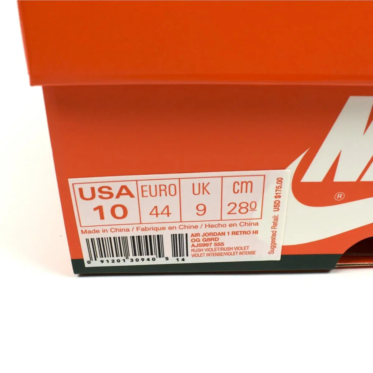 Nike shoes - Nike Air Jordan 1 - Air - AJ5997-555 - Purple 15