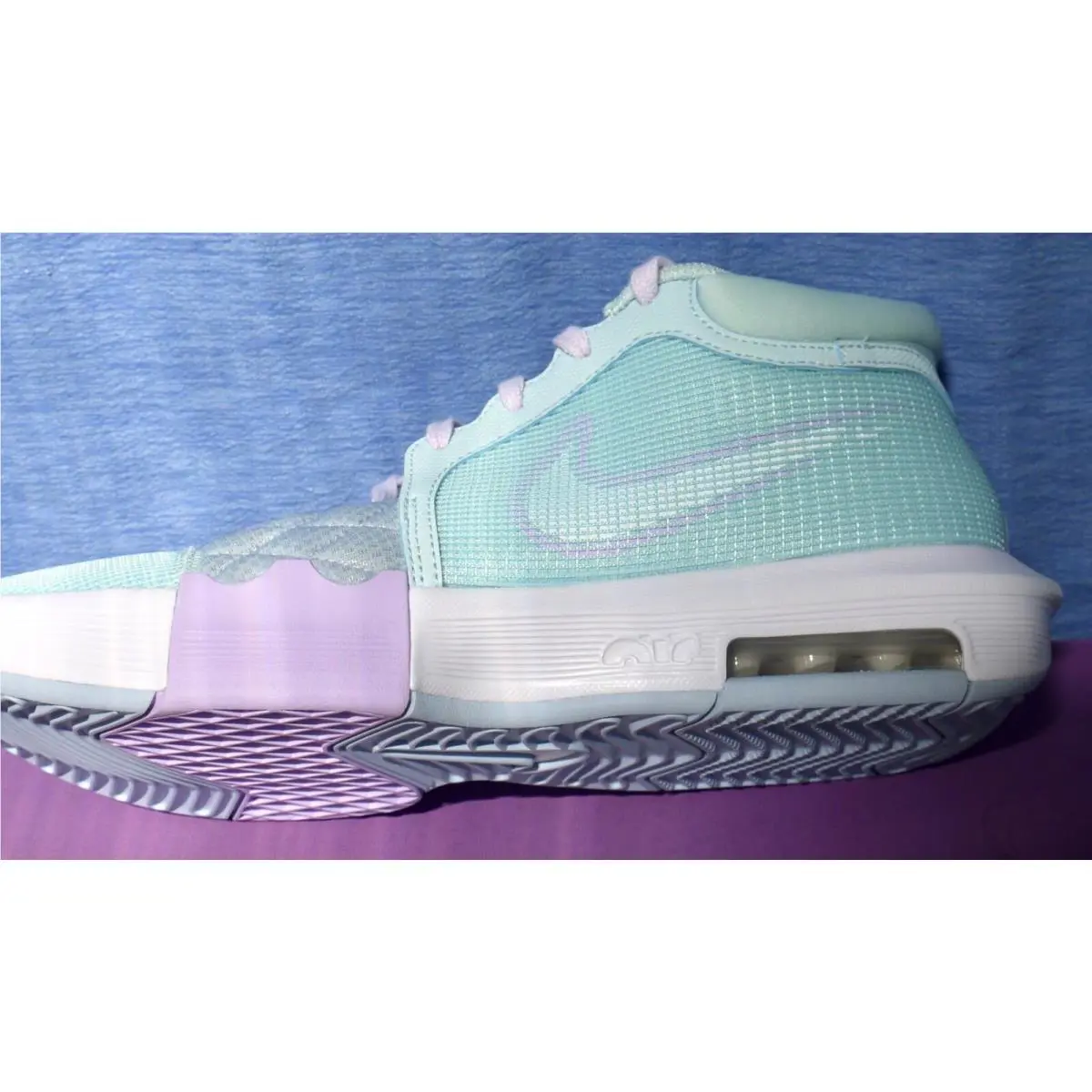 Nike shoes - Nike LeBron Witness - LeBron Witness - FB2239-401 - Glacier Blue/Light Amory Blue-Lilac Bloom-White 10
