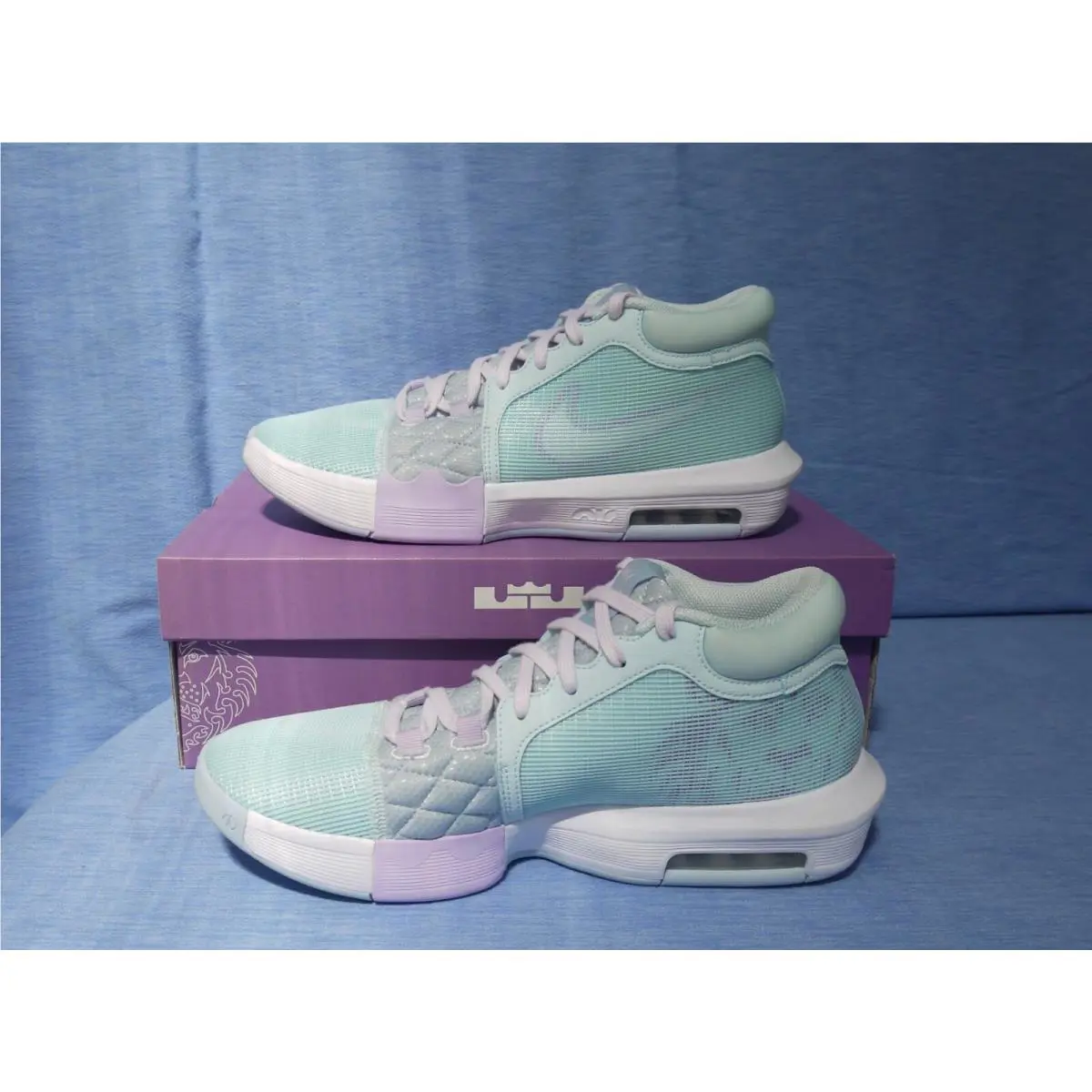Nike shoes - Nike LeBron Witness - LeBron Witness - FB2239-401 - Glacier Blue/Light Amory Blue-Lilac Bloom-White 11