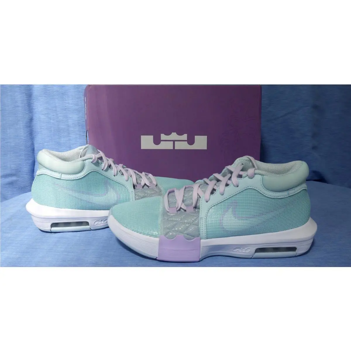 Nike shoes - Nike LeBron Witness - LeBron Witness - FB2239-401 - Glacier Blue/Light Amory Blue-Lilac Bloom-White 7