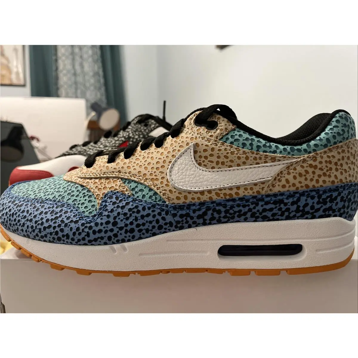 Nike Air Max 1 By You ID Elephant Safari Multicolor DO7414 991 Men`s Size 10