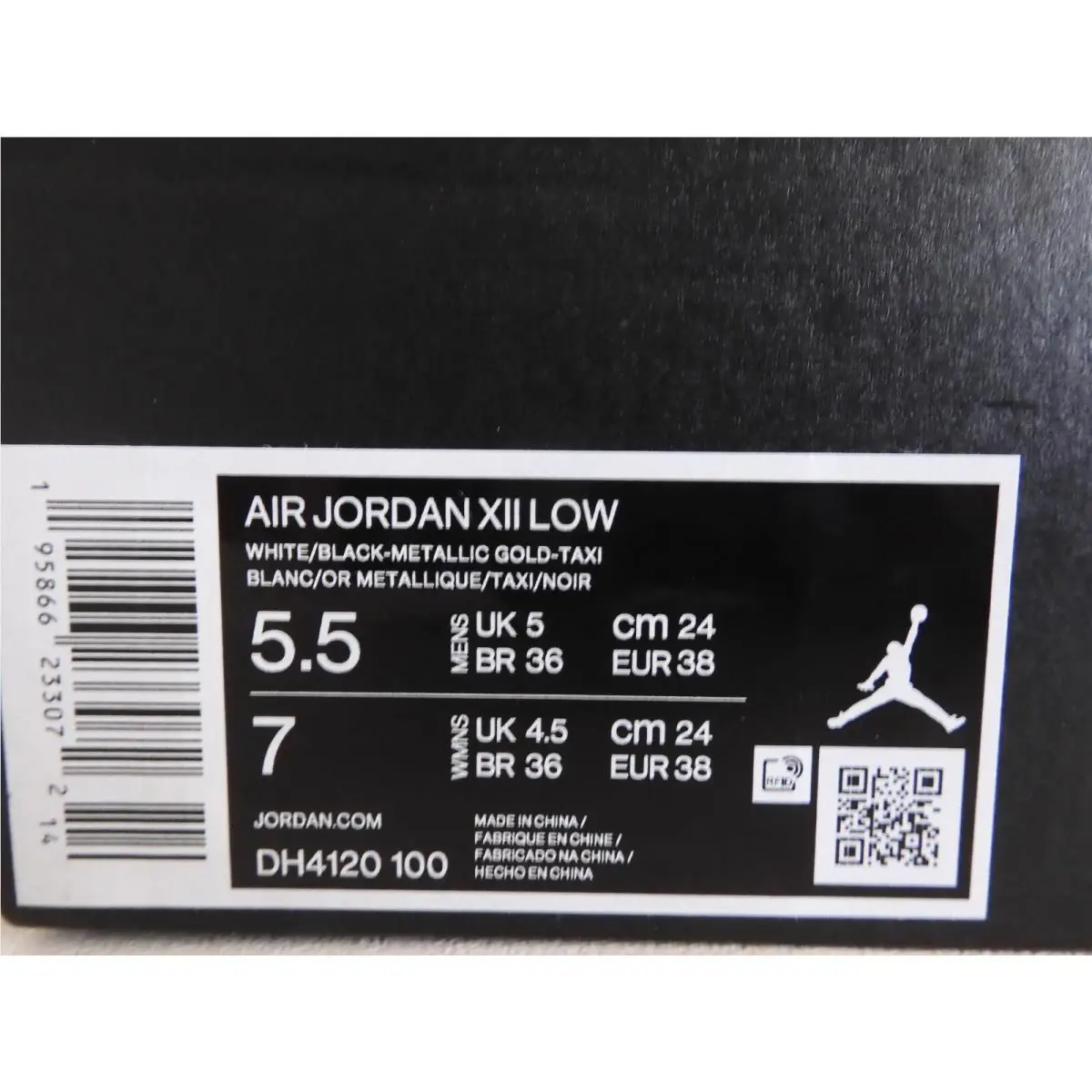 Nike shoes - Air Jordan 12 - Air - White (UPC: 195866233072) 3