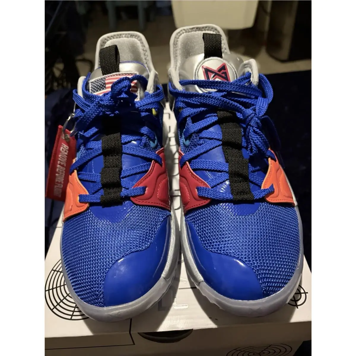 Nike shoes - Nike Pg 3 - CI2666-400 - Blue, Manufacturer: Racer Blue/Metallic Silver 16