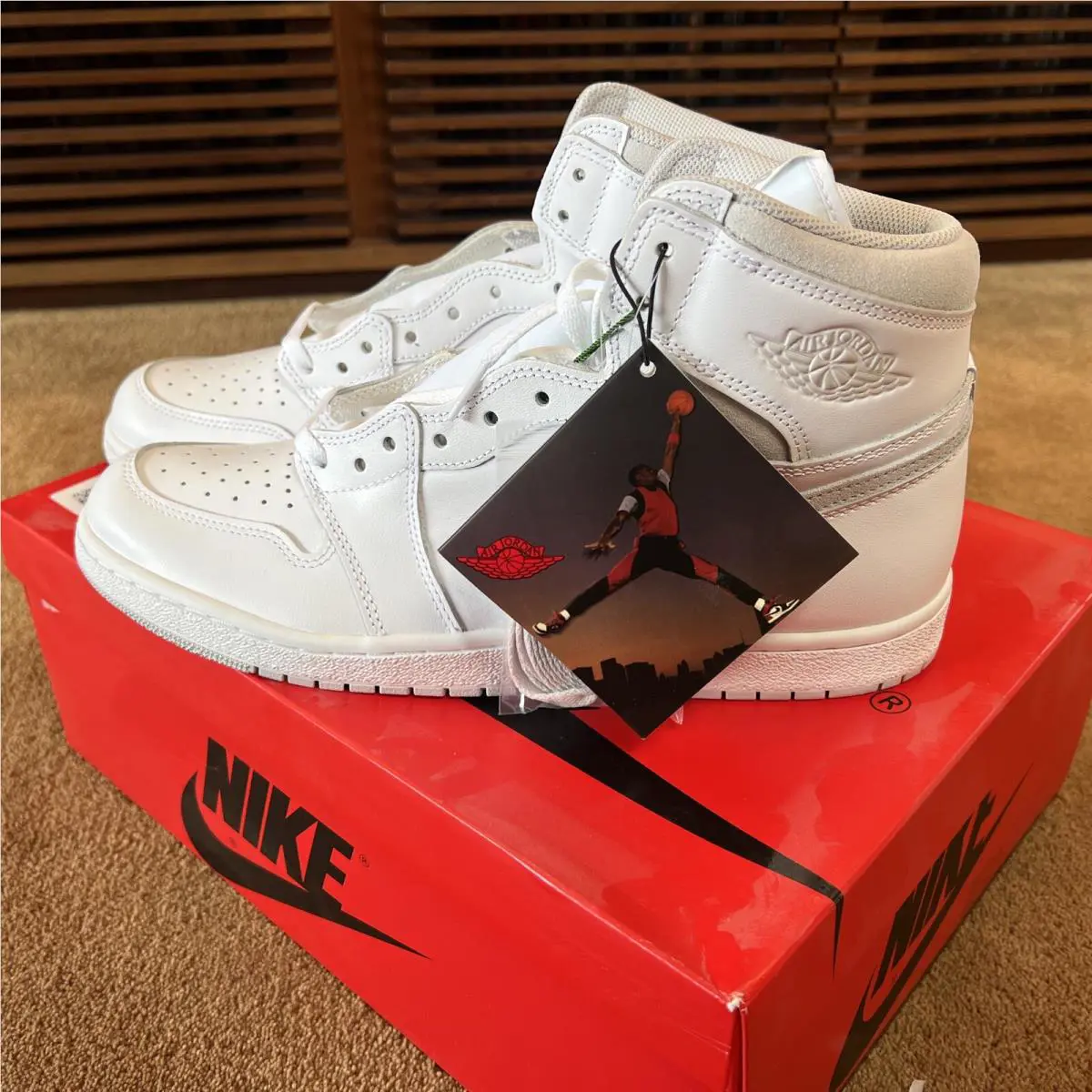 Nike shoes - Nike Air Jordan 1 - Air - BQ4422-100 - Grey 6
