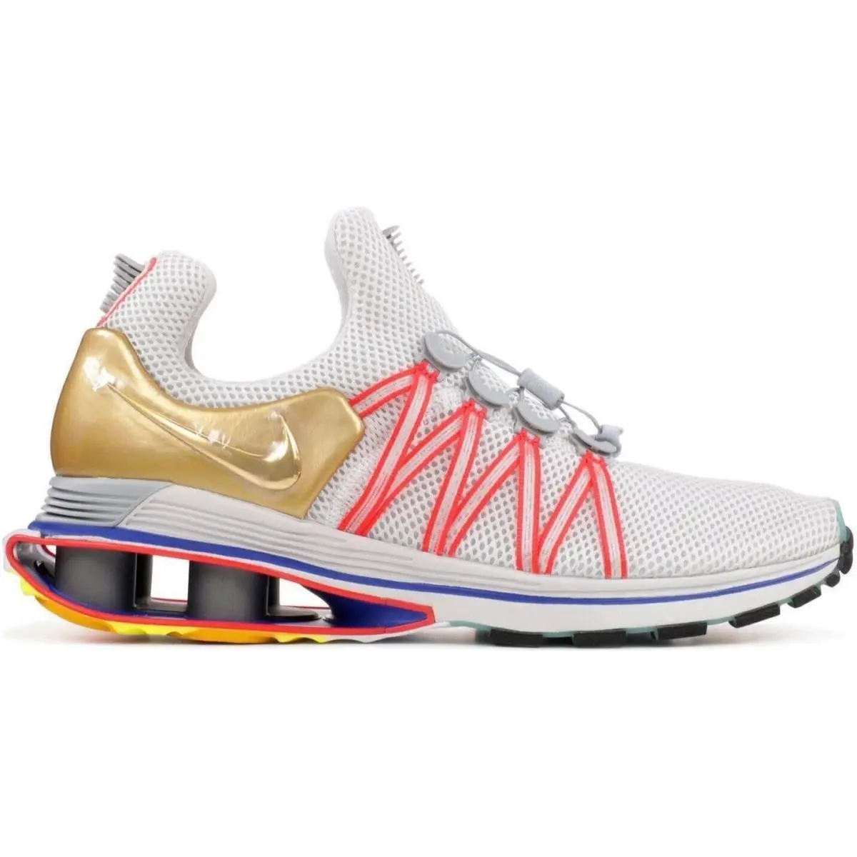 Size 9.5 - Nike Shox Gravity Metallic Gold