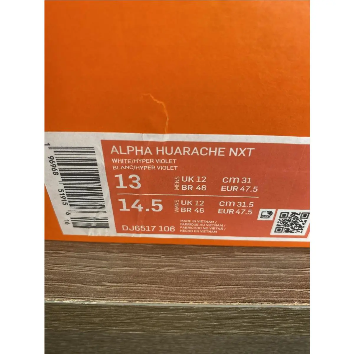 Nike shoes - Nike Alpha Huarache - Alpha Huarache - DJ6517-106 - White 10