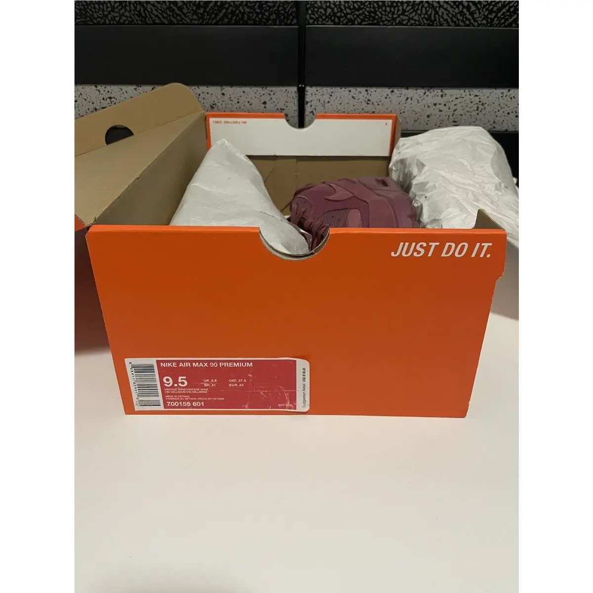 Nike shoes - Nike Air Max 90 Premium - 700155-601 - Vintage Wine/Vintage Wine (UPC: 0888411829911) 5