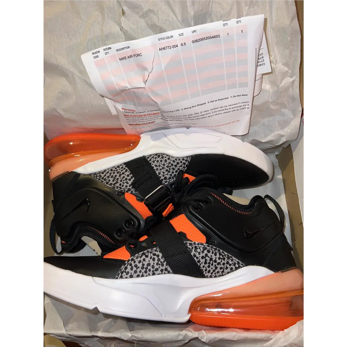 Nike shoes - Nike Air Force 270 - Air Force - AH6772004 - Black (UPC: 00820652054653) 1
