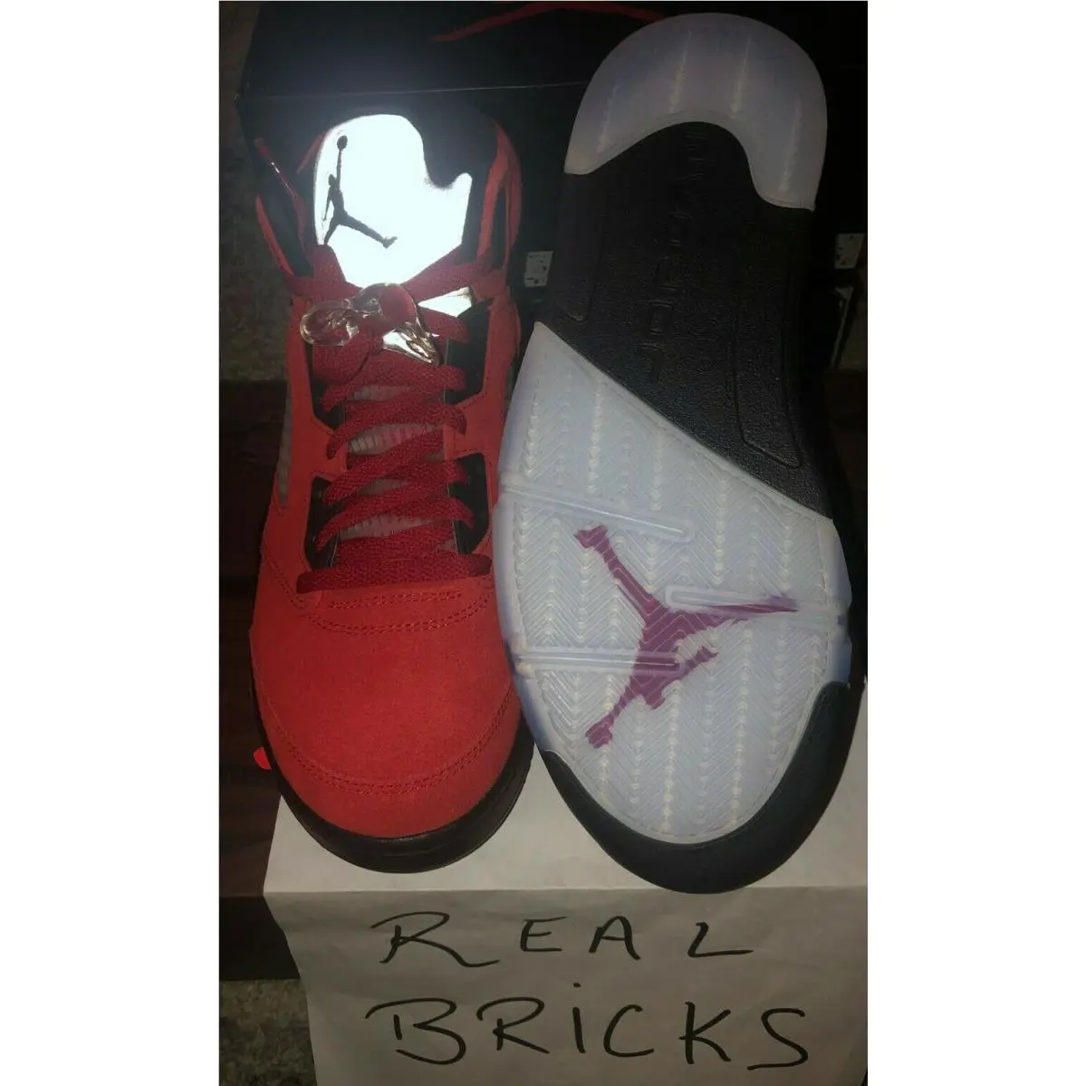 Nike shoes - Air Jordan 5 - Air - DD0587-600 - Red (UPC: 0194957520428) 2