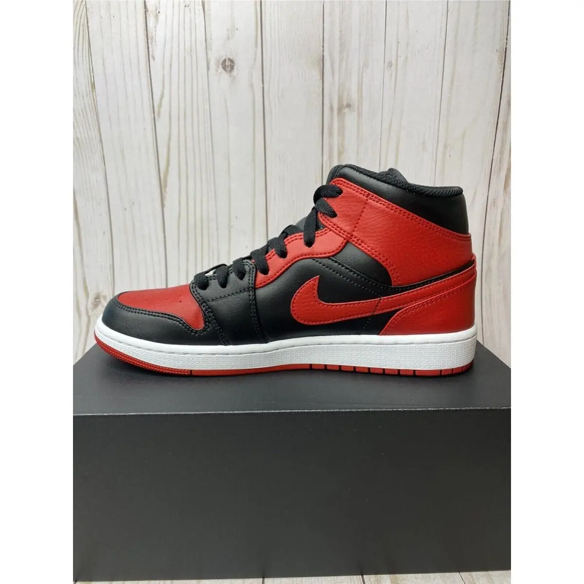 Nike shoes - Air Jordan 1 Mid - Air Mid - 554724-074 - Red 5