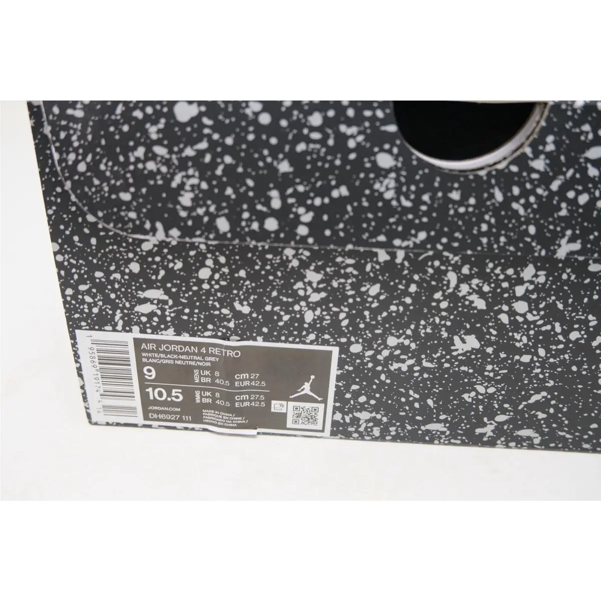 Nike shoes - Air Jordan 4 - Air - DH6927-111 - White (UPC: 0195869191744) 8
