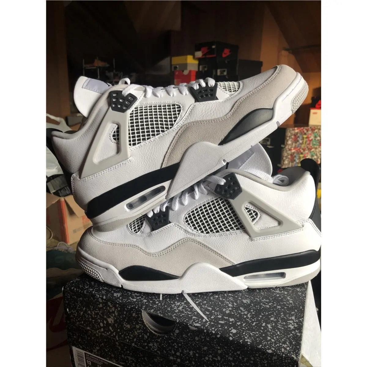 Air Jordan 4 Retro - Military Black -  - DH6927 111 - Men`s Size 13 by Nike