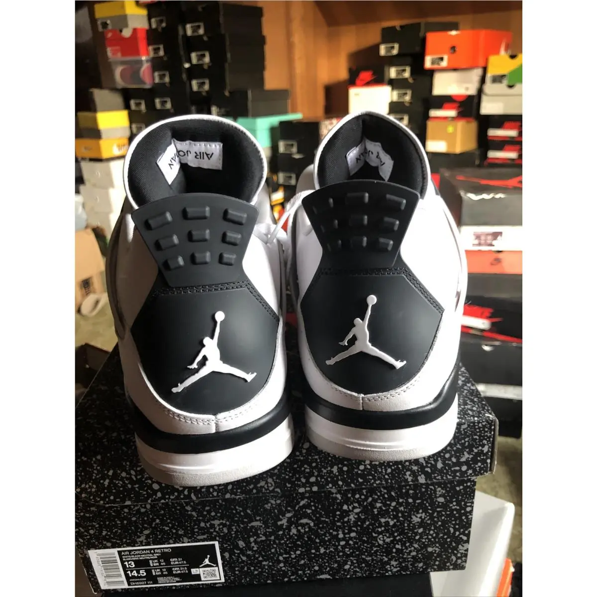 Nike shoes - Air Jordan 4 - Air - DH6927 111 - White/Black-Neutral Grey 1