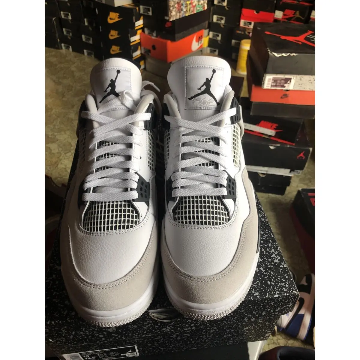 Nike shoes - Air Jordan 4 - Air - DH6927 111 - White/Black-Neutral Grey 2