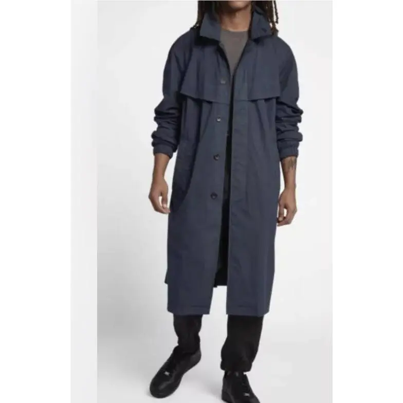 Nike Nikelab X Made In Italy Thunder Blue Long Jacket Coat AO0854-471 M