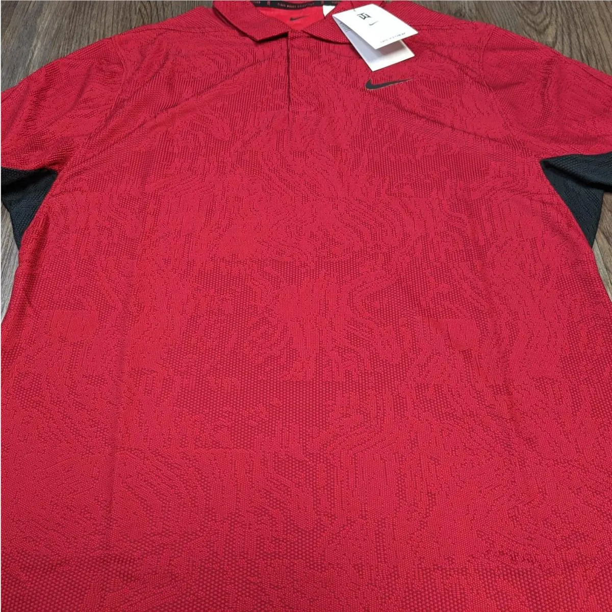 Nike clothing - Nike Tiger Woods Collection 25th Anniversary Polo - DH0711-687 - Red (UPC: 195867971072) 1