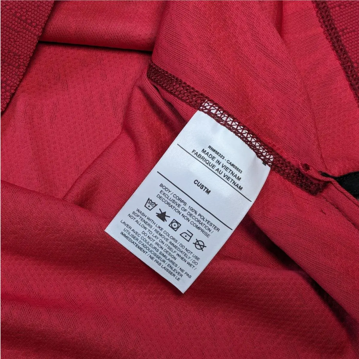 Nike clothing - Nike Tiger Woods Collection 25th Anniversary Polo - DH0711-687 - Red (UPC: 195867971072) 4