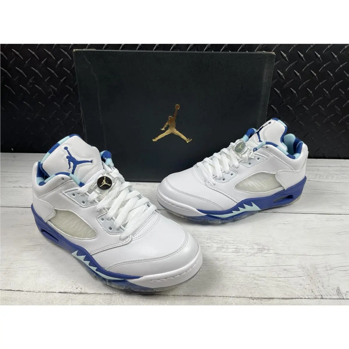 Nike Air Jordan V 5 Low Wing It Golf Grape Ice CW4206-100 Men Size 7/Women 8.5