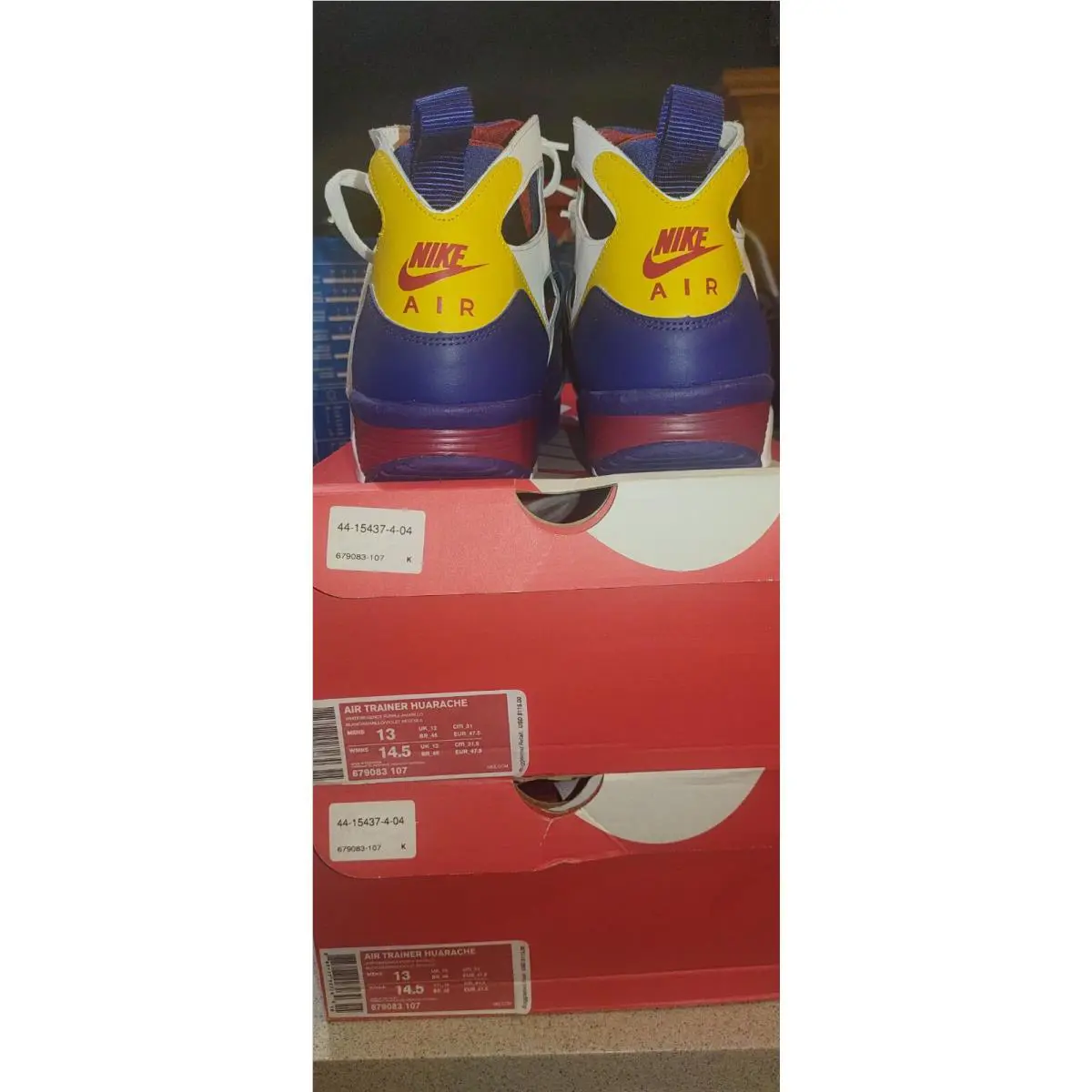 Nike shoes - Nike Air Trainer Huarache - Air Trainer Huarache - 679083107 - White (UPC: 824177917264) 4
