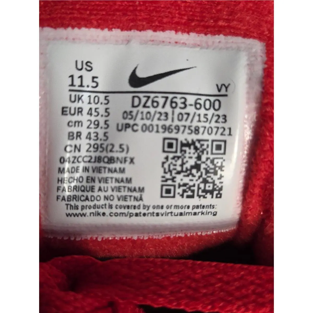 Nike shoes - Air Alpha Force 88 - Air Alpha Force - DZ6763-600 - Red 9