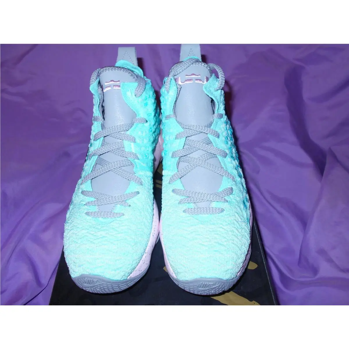 Nike shoes - Nike LeBron 17 - LeBron - BQ5594-444 - LIGHT AQUA (UPC: 194275006659) 2