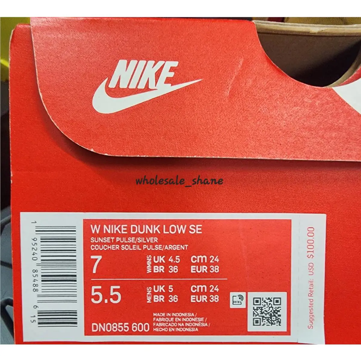 Nike shoes - Nike Dunk Low - Dunk Low - DD1872600 - Multicolor (UPC: 00194956812333) 2
