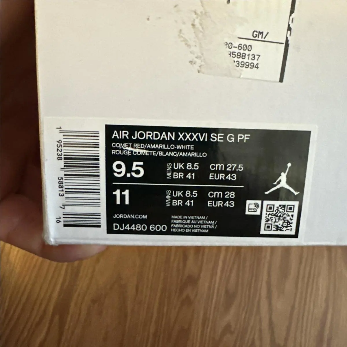 Nike shoes - Air Jordan 36 - Air - DJ4480-600 - Red 9