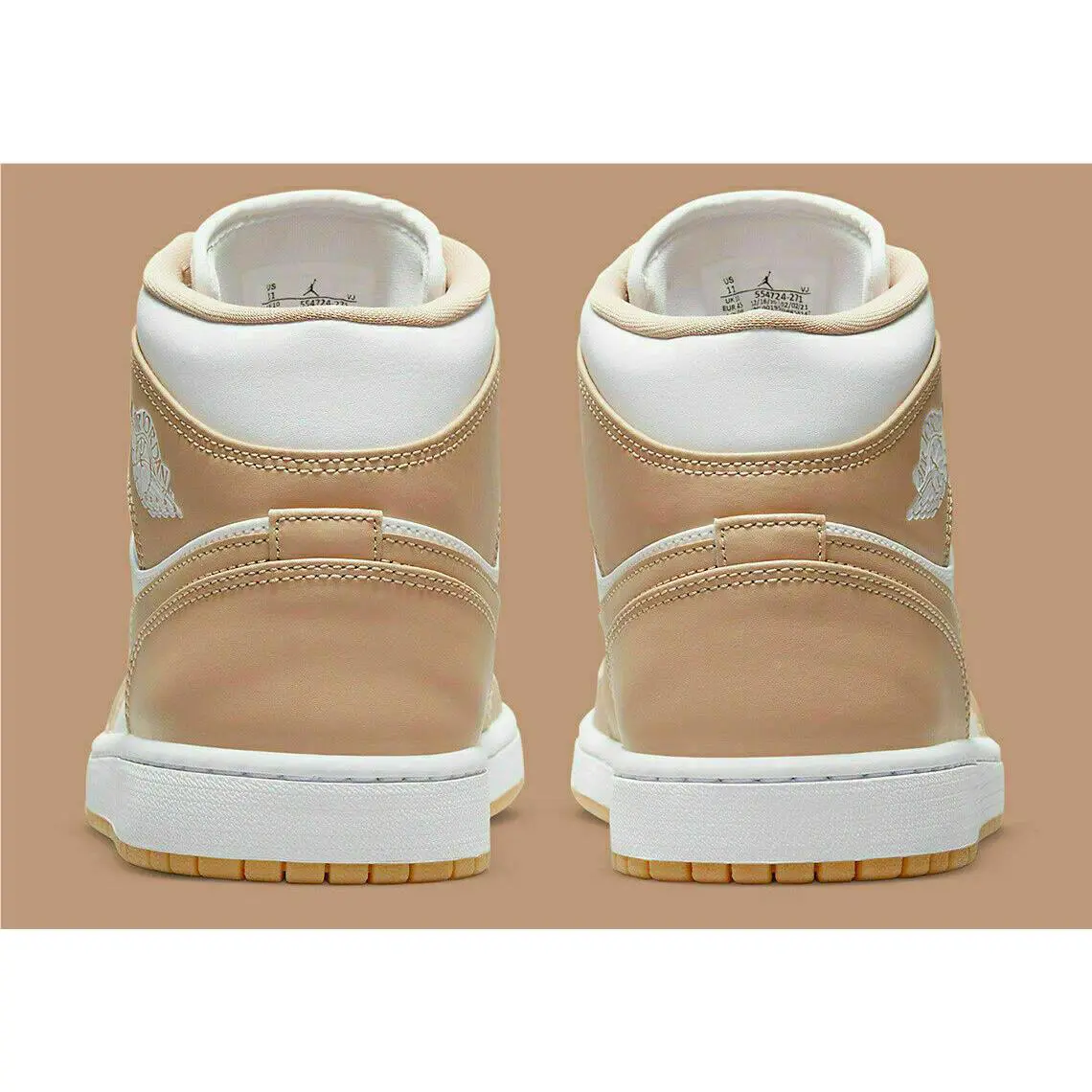 Nike shoes - Air Jordan 1 - Air - 554724-271 - Brown (UPC: 0195238858186) 5