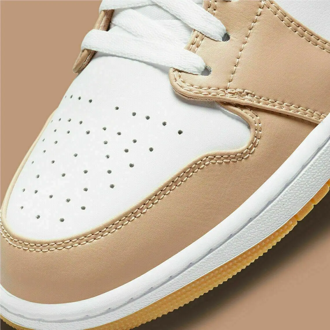 Nike shoes - Air Jordan 1 - Air - 554724-271 - Hemp/Gum Yellow/White 2