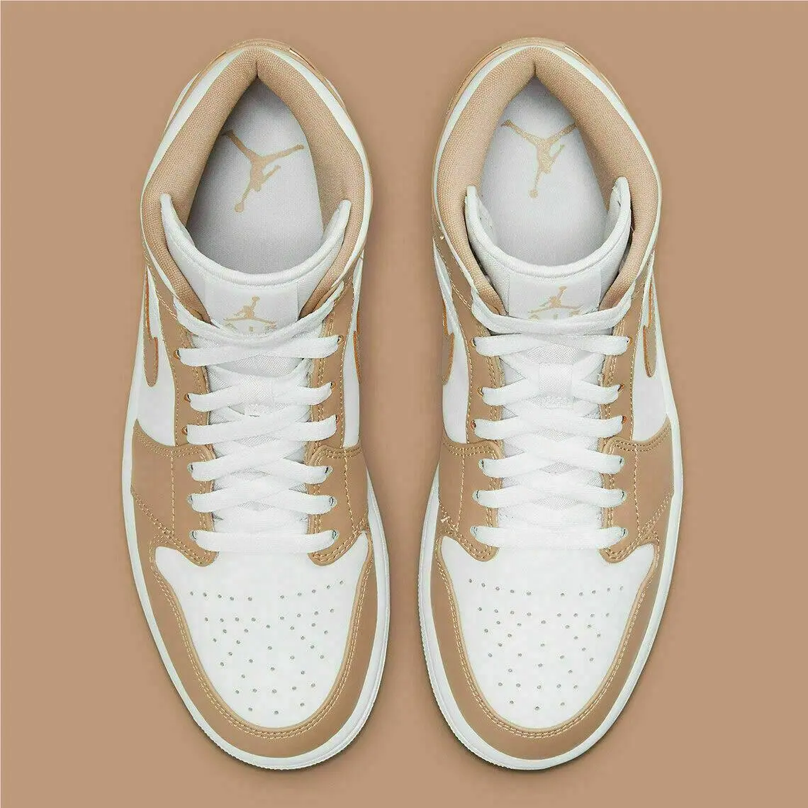 Nike shoes - Air Jordan 1 - Air - 554724-271 - Hemp/Gum Yellow/White 3