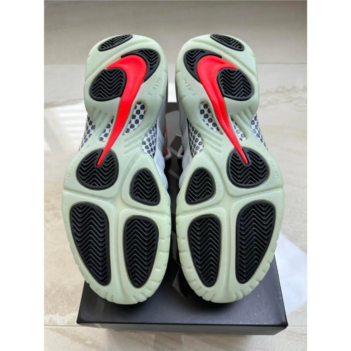 Nike shoes - Nike Air Foamposite - Air Foamposite - 616750-003 - PURE PLATINUM/PURE PLATINUM-WOLF GREY-BRIGHT CRIMSON 3