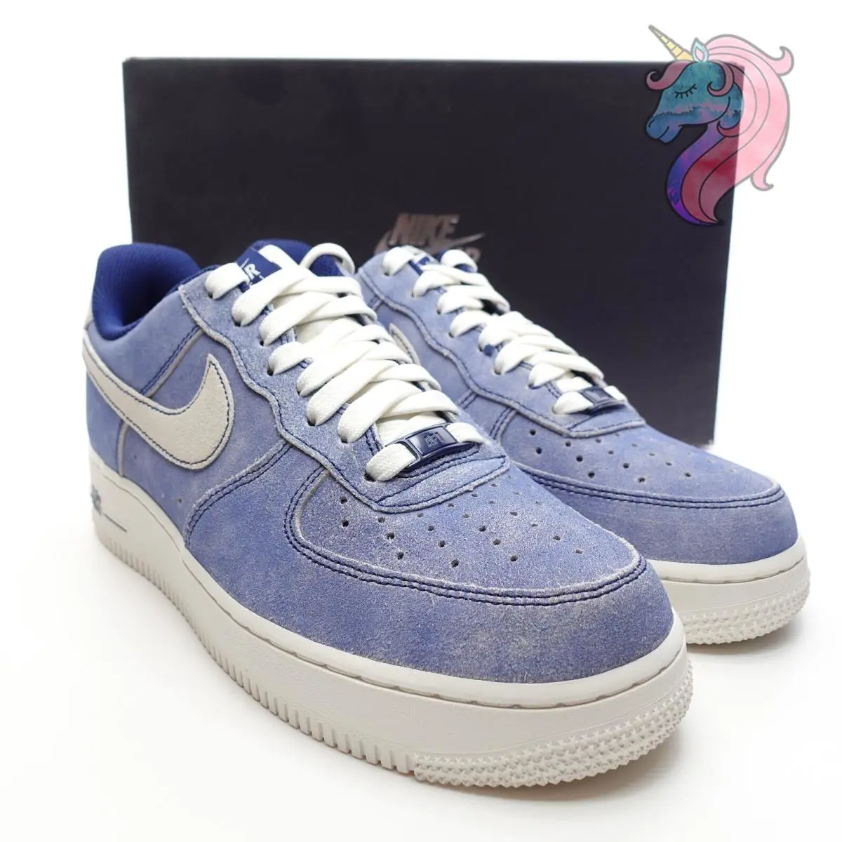 Nike shoes - Nike Air Force 1 `07 LV8 - DH0265-400 - Blue 8