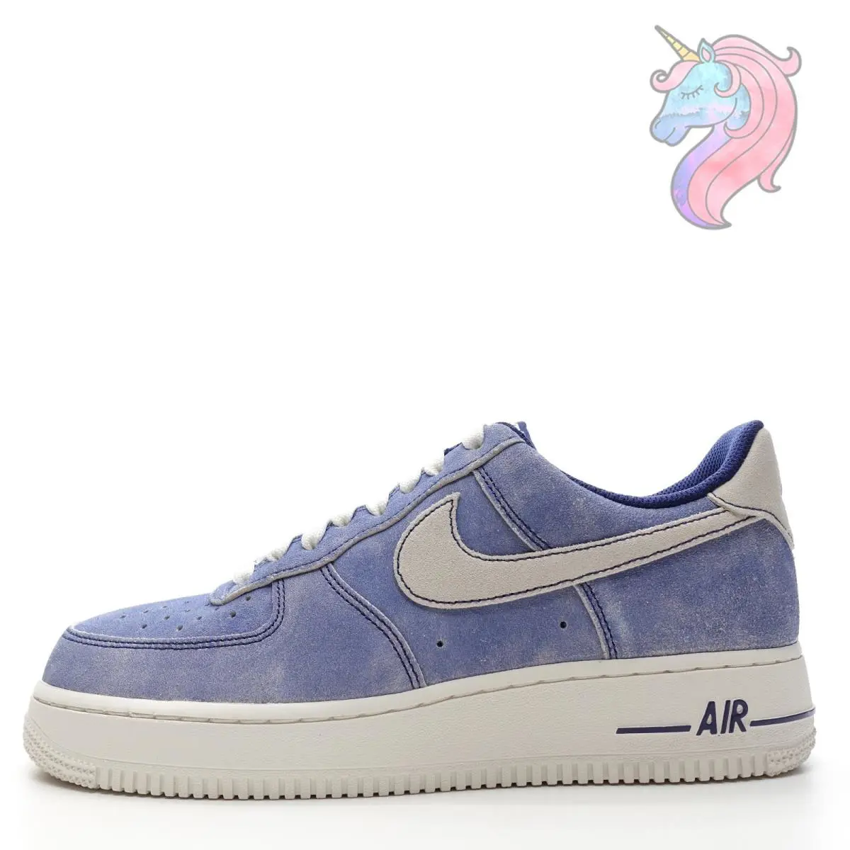Nike shoes - Nike Air Force 1 `07 LV8 - DH0265-400 - Blue 2