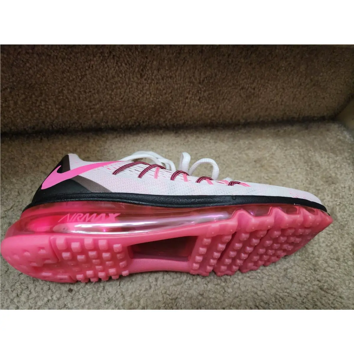 Nike shoes - Nike Air Max - Air Max - White/Pink Pow-Black (UPC: 886548361939) 1