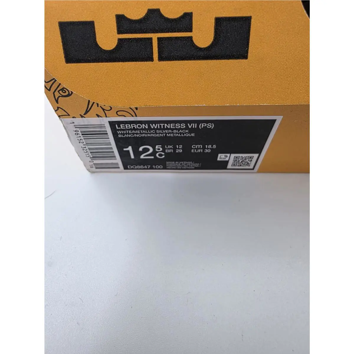 Nike shoes - Nike LeBron Witness - LeBron Witness - White Black (UPC: 196152325150) 5